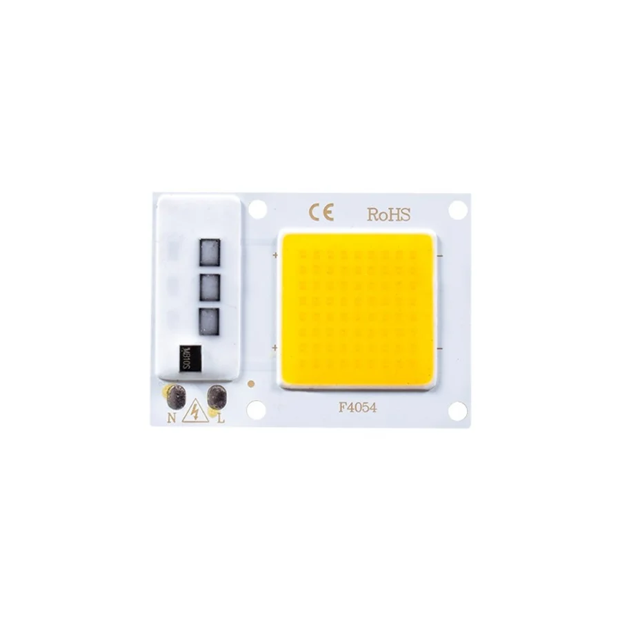 VnnZzo Chip LED 10W 20W 30W AC 220V COB Chip Smart IC nessun Driver necessario lampadina a LED lampada a LED perline luce di inondazione faretto