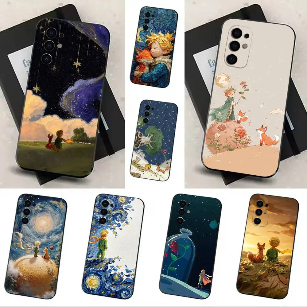 Prince-T-The Little P-Prince  Phone Case Soft Black Case For Samsung S24,S30,S21,S23,S22,S20,Ultra,S25,Plus