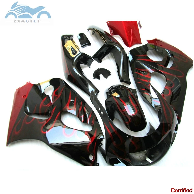 Customizable fairings for SUZUKI GSXR 600 GSXR750 1996 1997 2000 SRAD motorcycle fairing kit GSXR600 96-00 red flames bodywork