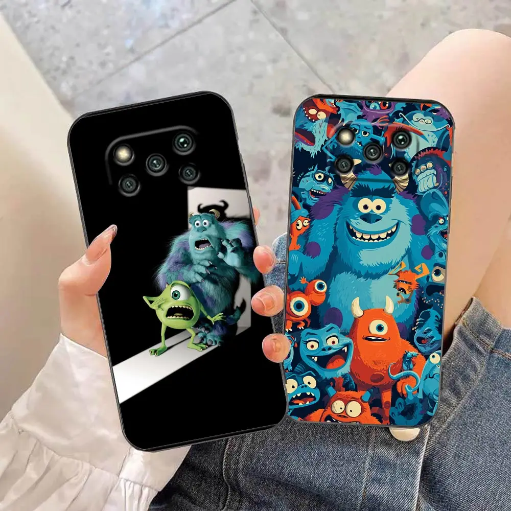 Monsters Inc Sulley Mike Phone Case For Xiaomi 9 10T 11 12 12T 13 POCO F3 F4 F5 F6 X3 X4 X5 M3 M4 M5 M6 PRO GT Case Funda Shell