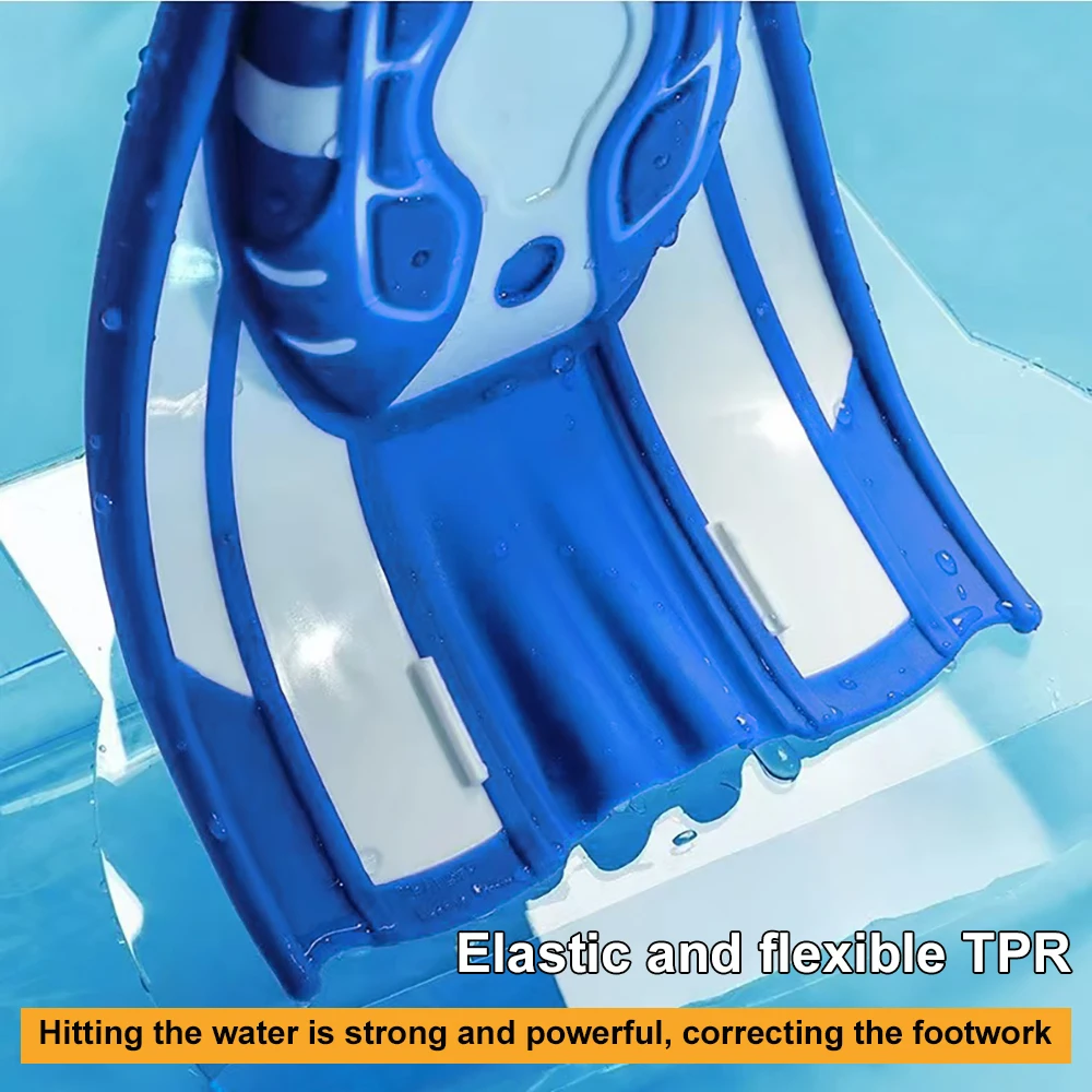 كامل القدم جيب زعانف سيليكون العائمة السباحة أبازيم الغوص الغوص الزعانف التدريب قصيرة اللفة السباحة حذاء السفر حجم الكبار