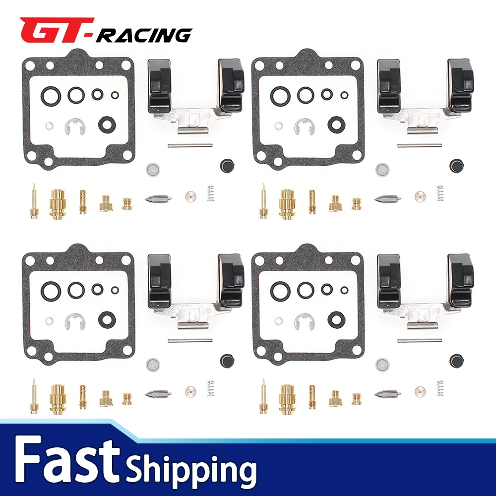 

4 Sets For Suzuki GS750 GS750E GS750L GS750T 1980-1983 Carburetor Repair Kit Carb Rebuild Set With Float Gasket