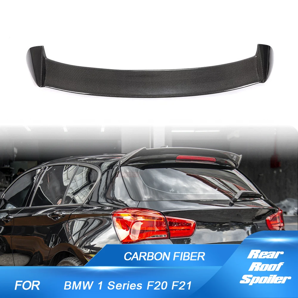 

Car Rear Roof Spoiler Window Trim Wing For BMW 1-Series F20 F21 Hatchback 2012-2018 Highkick Tail Wing Lip Carbon Fiber