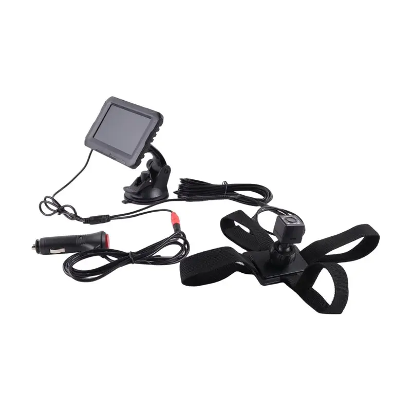 

PORK-Easy Install, автомобильный монитор для наблюдения за ребенком 1080P с камерой для заднего сиденья и 4,3-дюймовым дисплеем для младенцев и детей