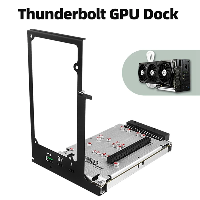 

TH3P4G3 85 Вт PD зарядка для Thunderbolt GPU док-станция для ноутбука ноутбука к внешней графической карте 40 Гбит/с для Windows прочный