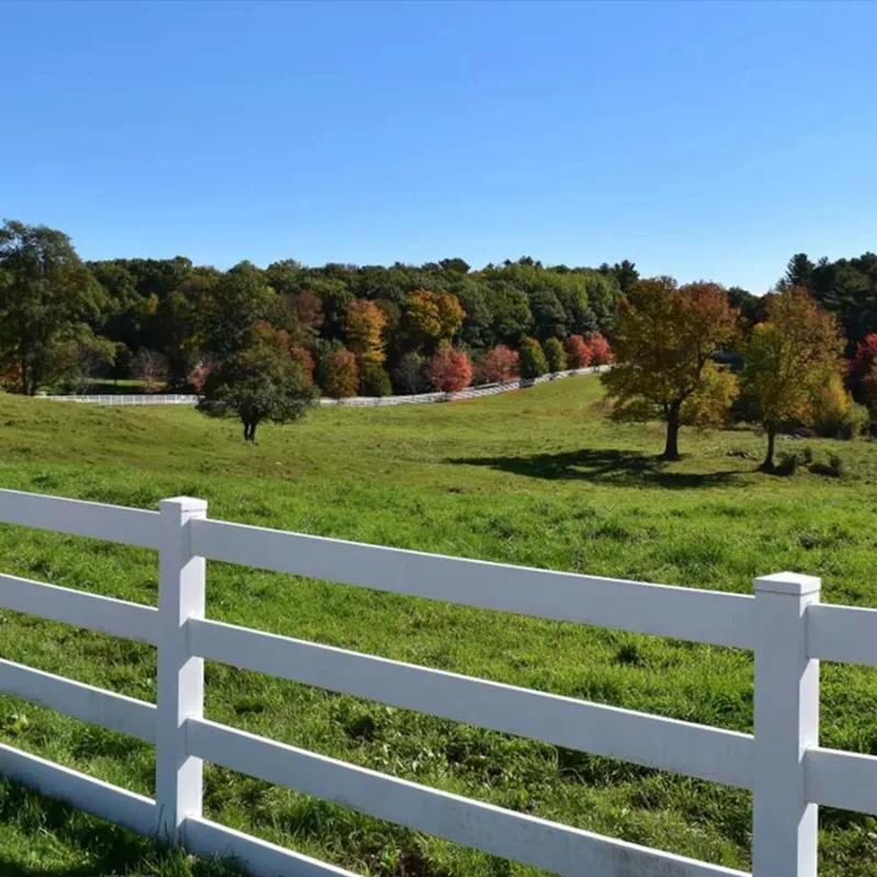 

Customization Easy to Install, Aluminum Lined, Durable and Affordable Four-rails Horse Fence for Protecting Horses and Sheep on