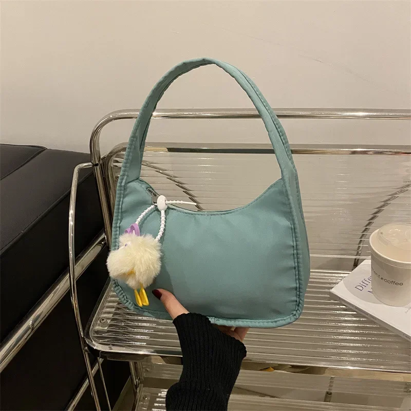 

Simple handbag cute versatile ins casual armpit bag