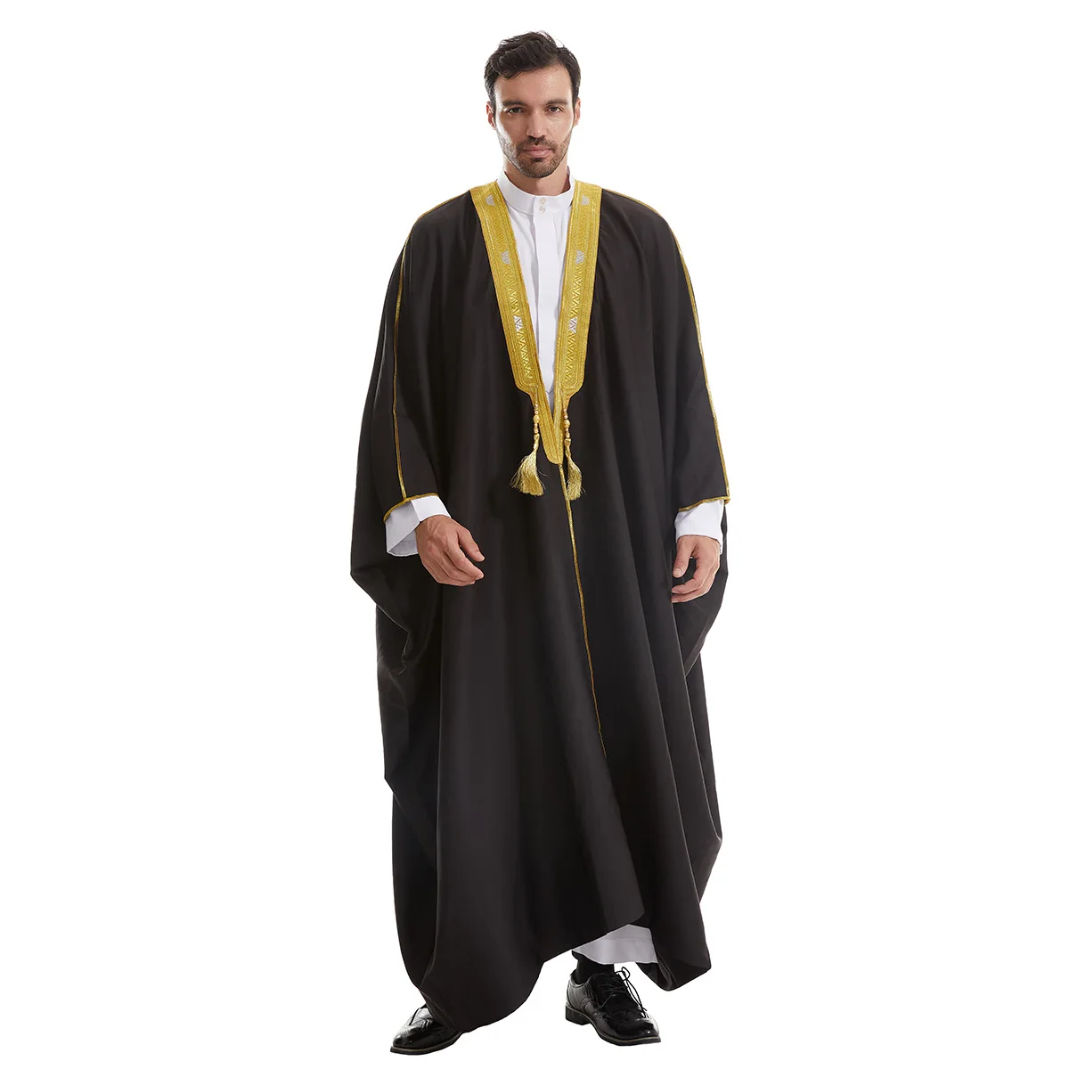 Abayas Kebaya pour hommes, vêtements de prière musulmans, caftan musulman ouvert, kimono de mode, Ramadan, Dubaï, Turquie, Islam arabe