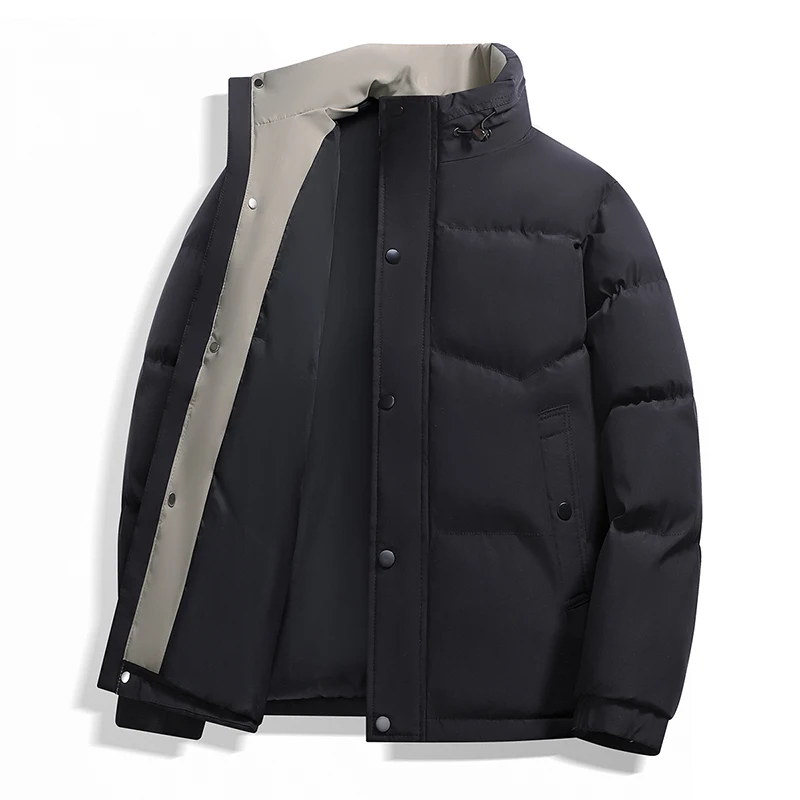 

New Men Winter Stand Collar Casual Down Jackets Warm Parkas Male Outdoor Thicker Coats Quality Couple Slim Fit Winter Coats 5XL