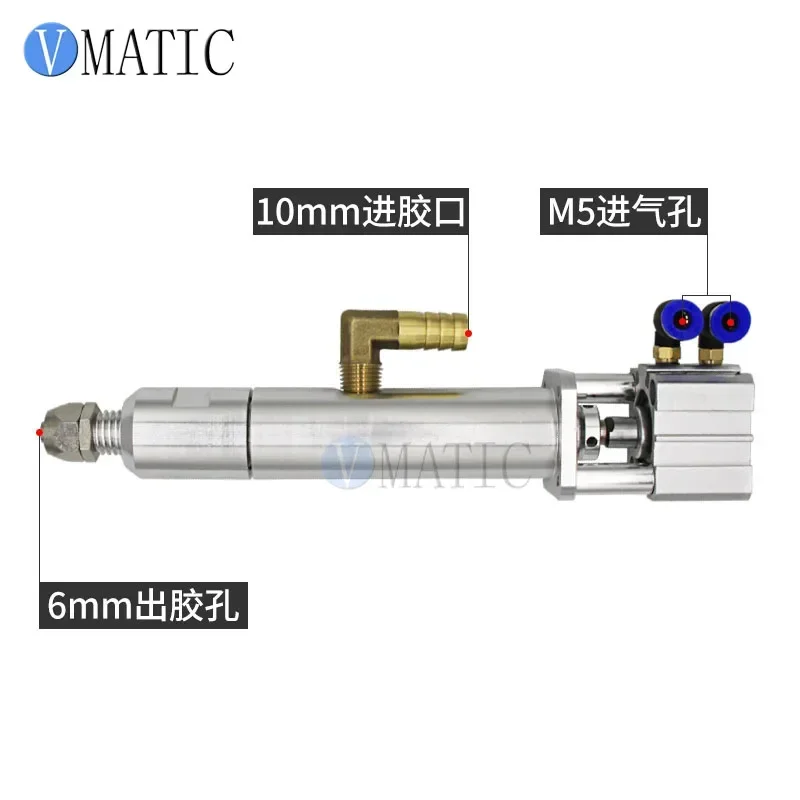 Free Shipping High Precision Big Flow Suck Back Liquid Uv Glue Valve Pneumatic Glue Dispensing Valve