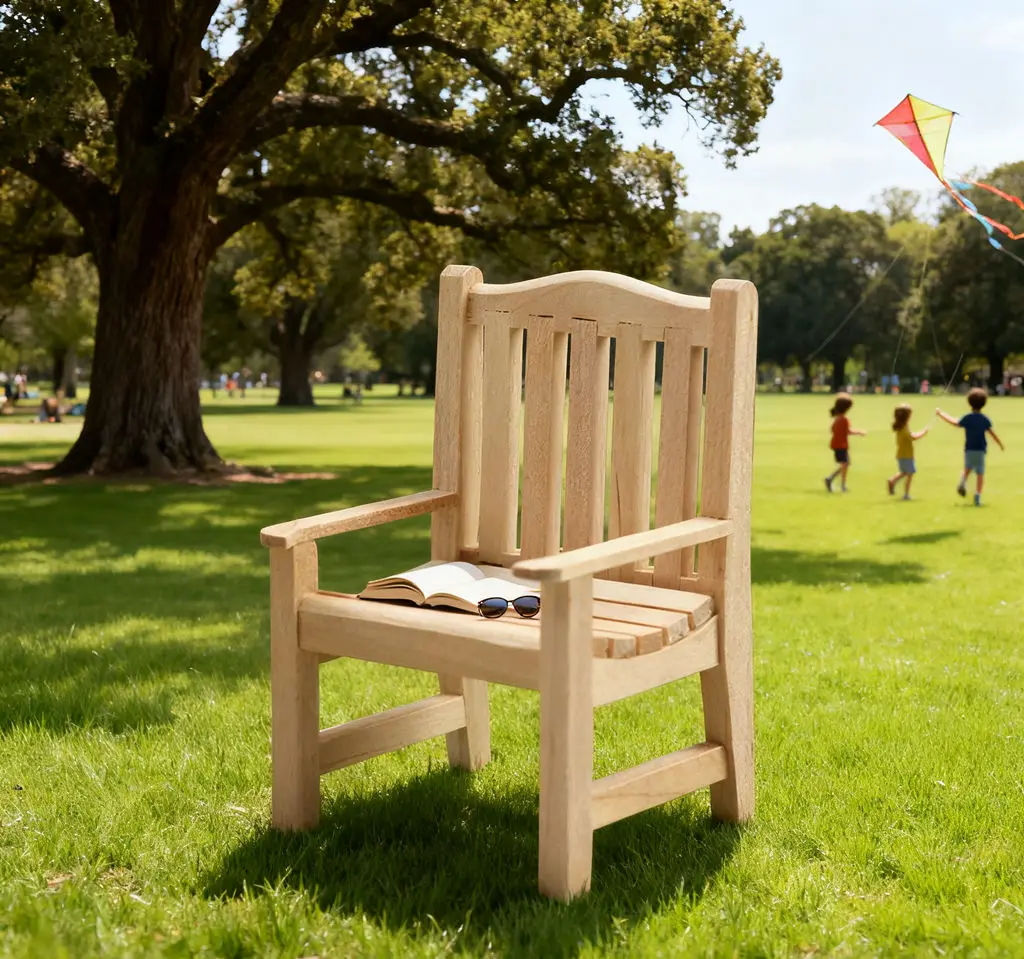 أثاث بيت الدمى الصغير 1:12: كرسي حديقة خشبي (اصنعها بنفسك غير مكتمل)، إكسسوارات بيت الدمى وديكور مشهد صغير، حرف خشبية