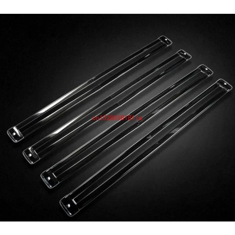 For Toyota Sienna 2011 -2022 Car Moulding Accessories Stainless Steel Rear Seat Track Path Slide Rail Frame Cover Trims