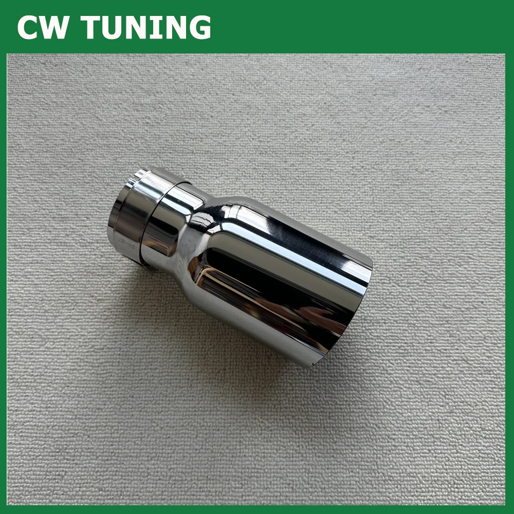 

Stainless Steel vehicle Refitting Universal Exhaust Car Muffler Tail Throat Car Modification For BMW E90 Exhaust Tip W222 Pipe