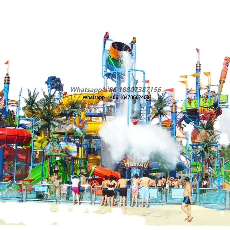 

Dalang Giant House for Adults and Children Funny Water Game for Water Park Theme Park Fiberglass Water Slide