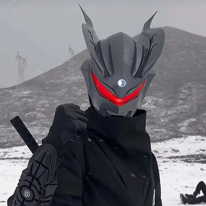 

Dark Lopes Cerro Helmet Headgear Glow Mask Adult Children Altman Toy Cerro Online Celebrity Mask Adult Children Toy Gift Mask.