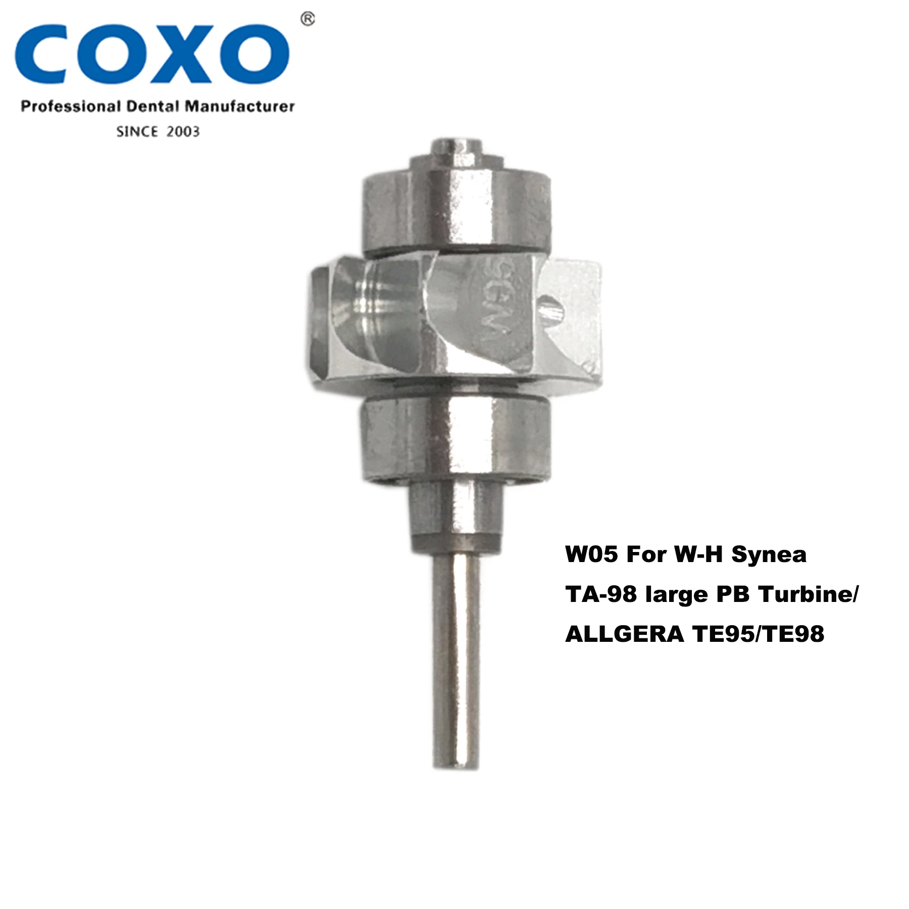 COXO Dental Air Rotor Turbine Cartridge For Original Synea TA-98 Alegra TE-95/98 High Speed Handpiece W05