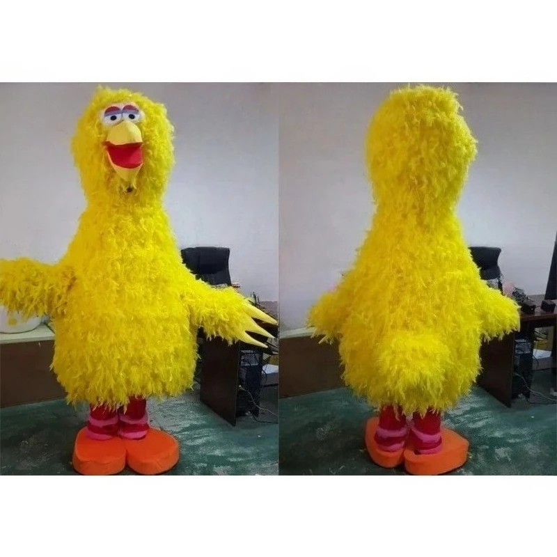 

Cosplay Costume Big Yellow Chicken Bird Mascot Adult Advertising Event Fancy Dress Party Anime Stage Show Party Props Mascot