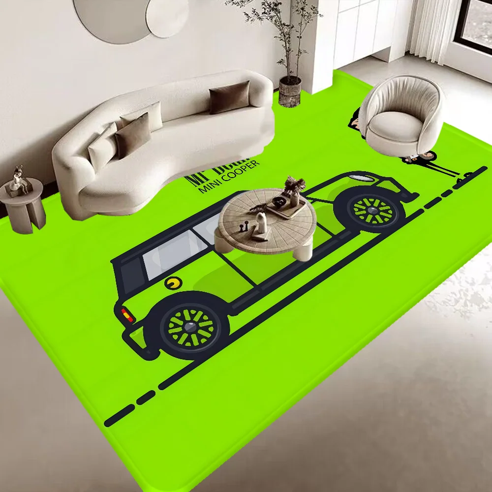 Mr-Bean CARTOON Floor Mat Bathroom Mat Anti-slip Absorb Water Long Strip Cushion Bedroon Mat Welcome Doormat