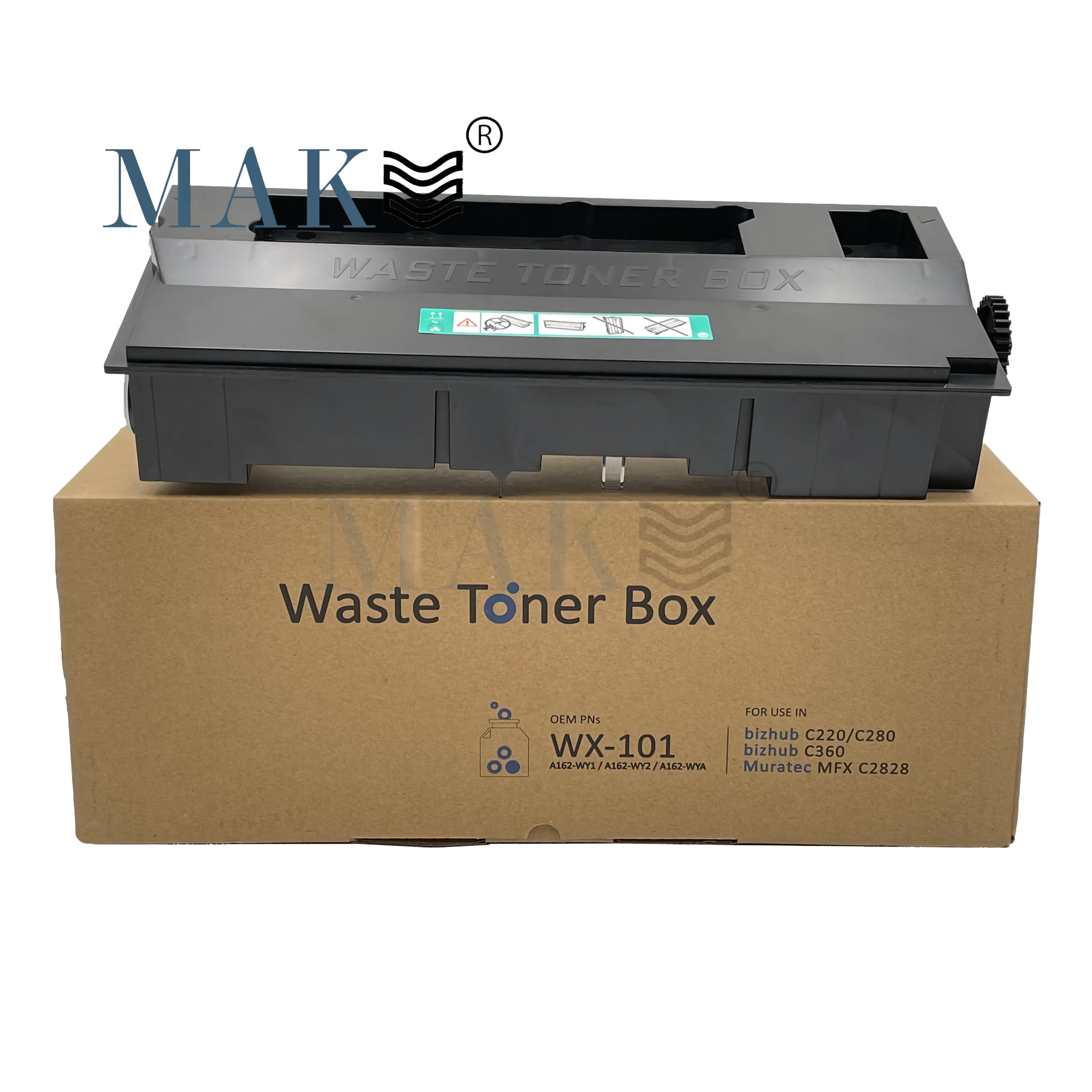 WX101 Waste Toner Box for Konica Minolta C220 C280 C360 C7722 C7728 copier part