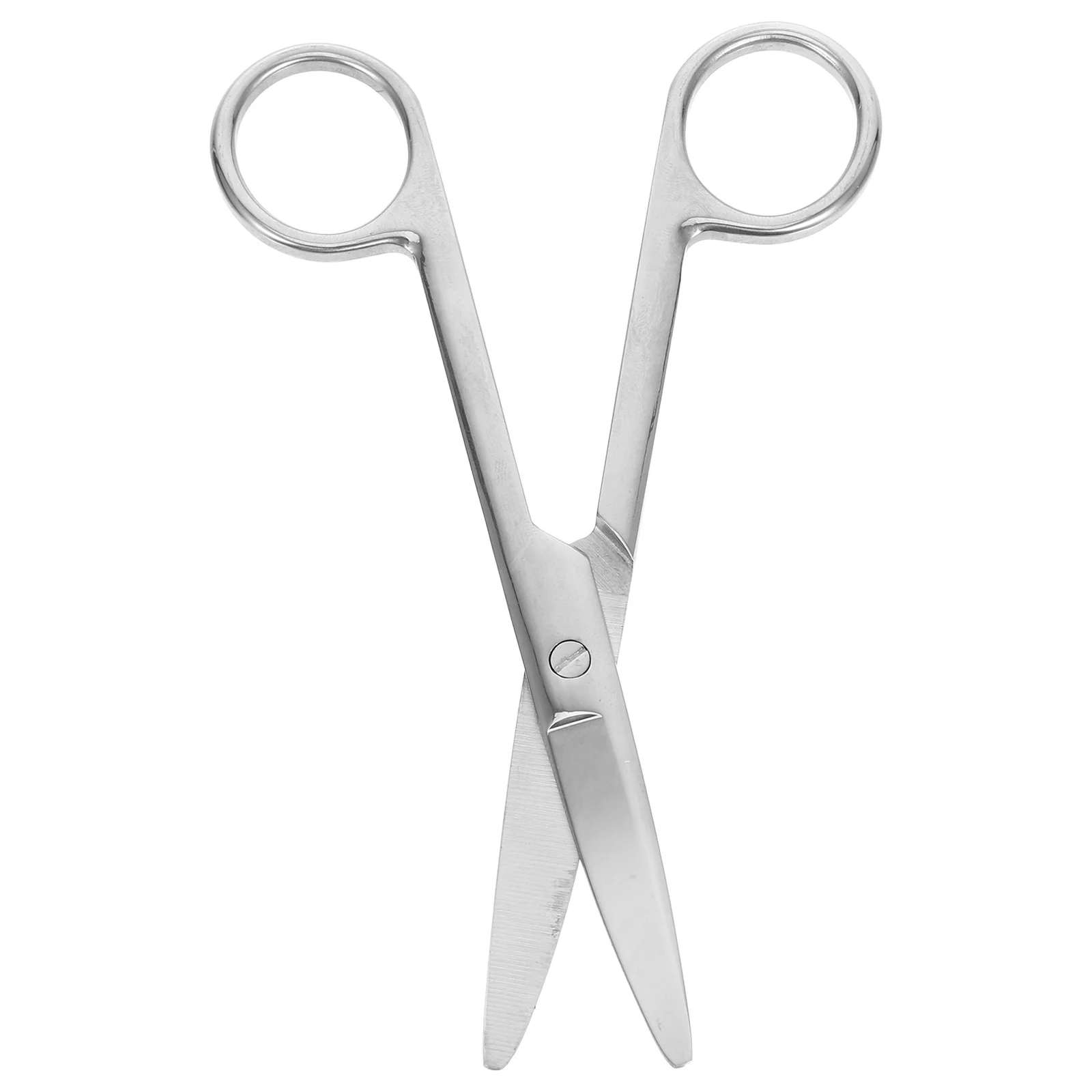 

1pc 14Cm Ostomy Scissors Stainless Steel Blunt Tip For Cutting Bag Colostomy Supplies Medical Teaching Tools Rustproof