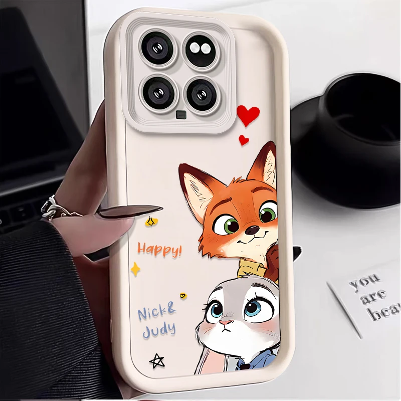 Funda de teléfono Zootopia Judy Nick para Huawei P50 Honor X8d X7d X9d 400 300 X6B 200 X8A X8C Magic8 Magic7 X9c Smart Lite Pro 4G 5G