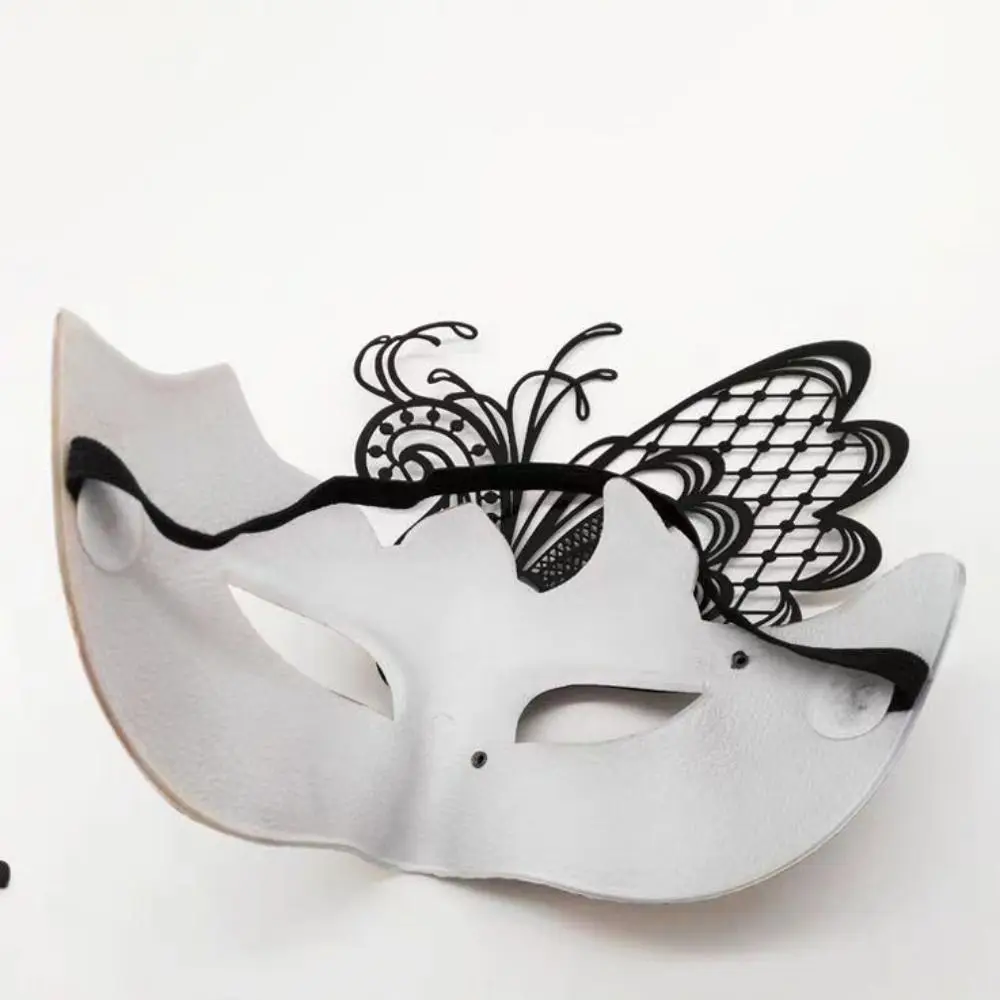 Personalidad Retro media cara máscara novedad hermosa máscara con brillo colorido cristal mascarada Cosplay máscara carnaval disfraz Accesorios