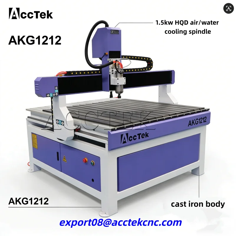 Wood Processing CNC Router Promotional China Wholesale Mini for Furniture AKG1212 6012 Wood CNC Wood Carving Machine 1200*1200mm
