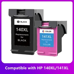 Compatible for HP 140XL 141XL Ink Cartridge for HP 140 141 HP140 for Photosmart C4583 C4283 C4483 C5283 Printer