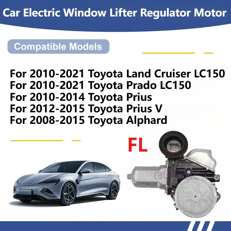 

For 2010-2021 Toyota Land Cruiser LC150/Prado LC150/Prius 2010-2014 Car Electric Window Lifter Regulator Motor Original Parts