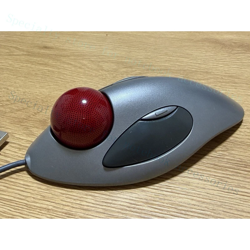 A+ 95%new for Logitech Trackman Marble USB T-BC21 Mouse Trackball - Tested 2
