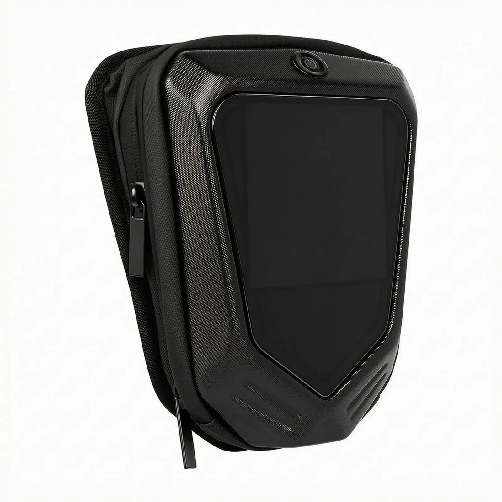 Scooter Handlebar Storage Bag Hard-Shell Cycle Handlebar Bag Semi-Rigid Structured for Commuters, Daily Commuting, Errands