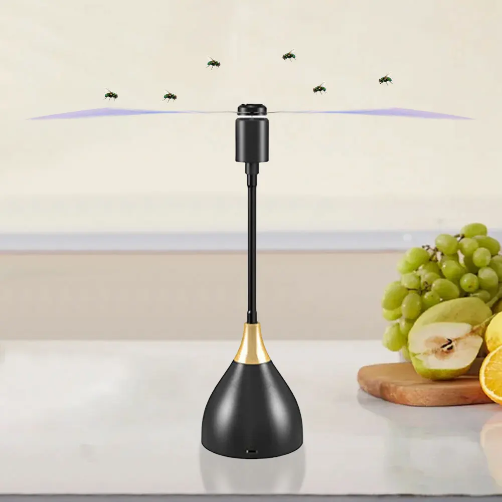 1-3개 탁상용 플라이 팬, USB 인터페이스 벌레 퇴치 팬, 부드러운 날개로 파리 퇴치, 피크닉 바베큐용 플라이 퇴치 팬