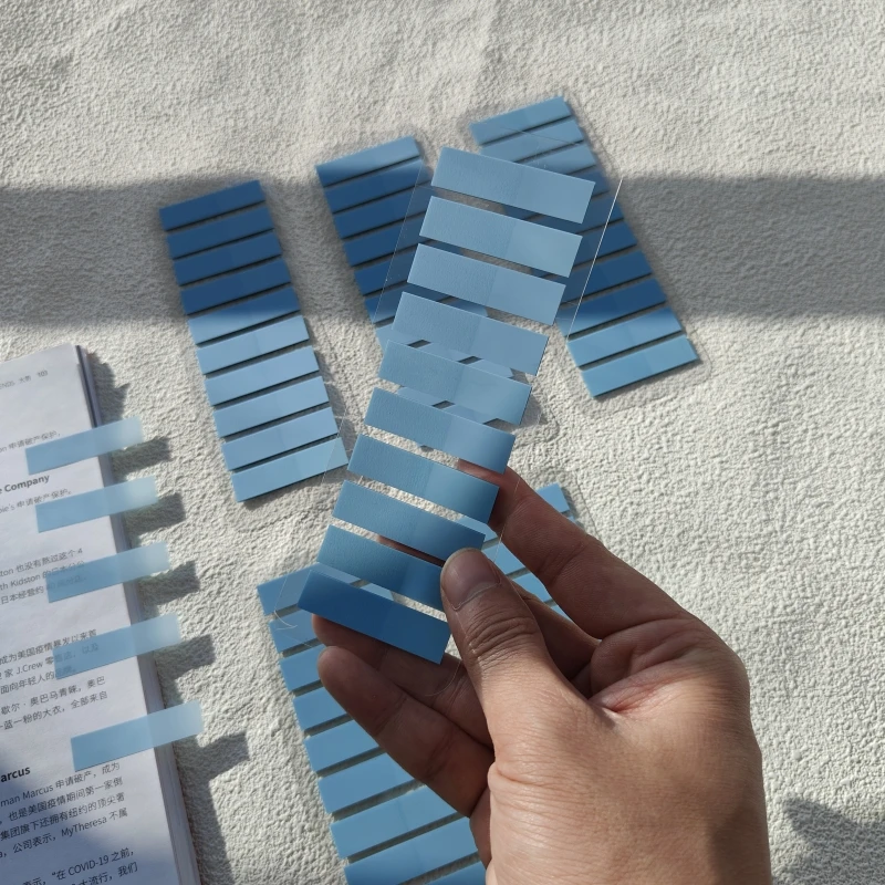 1200Pc Index Tabs Self Adhesive Page Markers Transparent Waterproof Sticky Notes Classify Files Flags Cute Planner Stickers