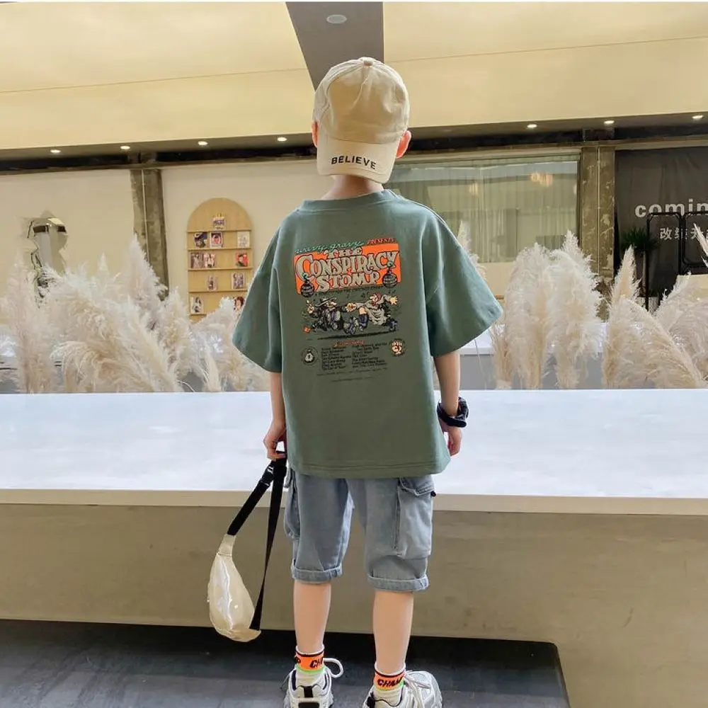 T-shirt For Boys Baby boy Clothes Short-sleeve Tee Children Top T shirt For Summer Toddler Child Kids Clothes New Arrival