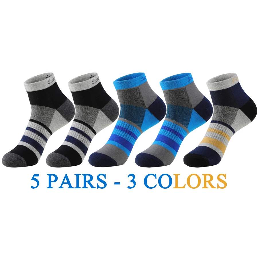5 Paar/Set Herren-Laufsocken, Casual Outdoor-Sport, Baumwolle, Orange-Rot gestreift, Kompression, Schwarz, 15 Stile, Reise, Bestseller 2026 – Detail 22