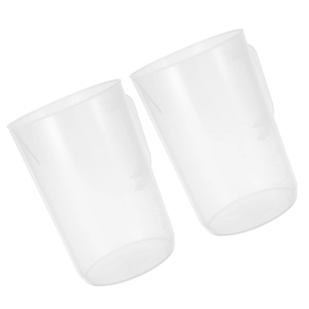 

2Pcs Oil Measurement Cup Plastic Large 3000ml Capacity Measuring Container for Transmission Fluid Engine Oil Use