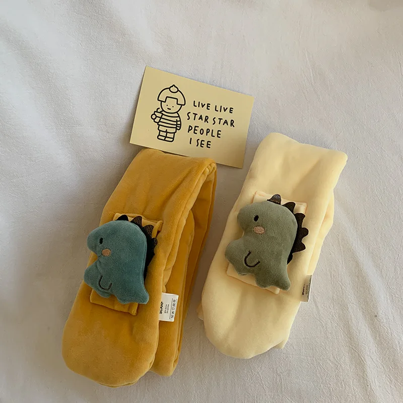 جديد الأطفال وشاح الكورية نمط الخريف والشتاء الكرتون لطيف بلون الطفل وشاح غطاء الرقبة الدافئة للبنين والبنات #4