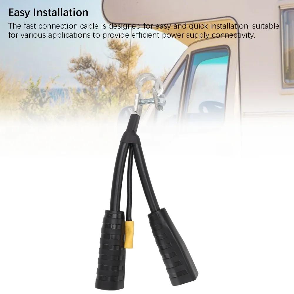 

Жгут проводов батареи быстрого подключения для быстрого подключения, жгут для ремонта батареи повышенной безопасности для кабеля калибра 2 и 1, калибра