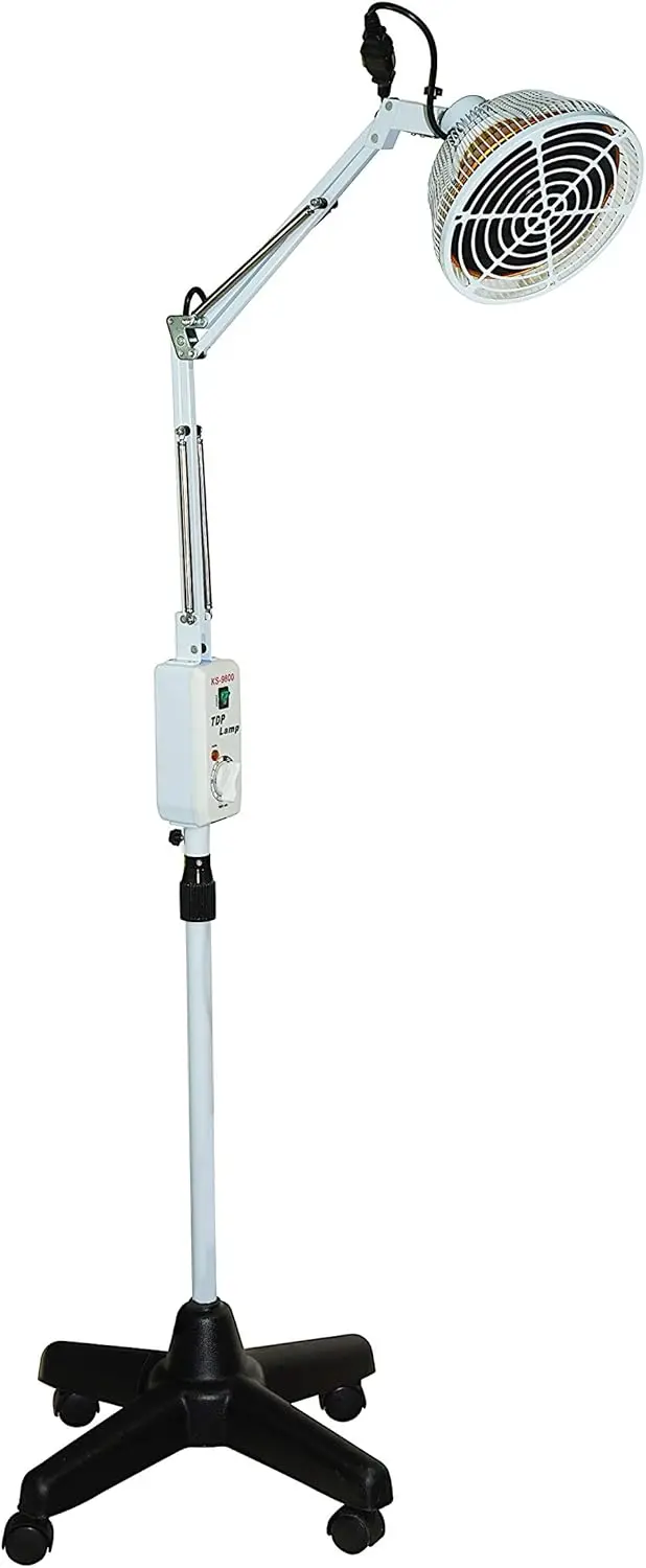 مصباح حراري معدني بالأشعة تحت الحمراء البعيدة برأس كبير قابل للفصل، 6.5 بوصة، أحدث إصدار لعلاج الاختراق العميق