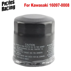 Motorcycle Oil Filter For Kawasaki 16097-0008 / Z400 ZZR400 ZZR600 / Ninja Series/ Versys 650 / ZX Series / 160970008