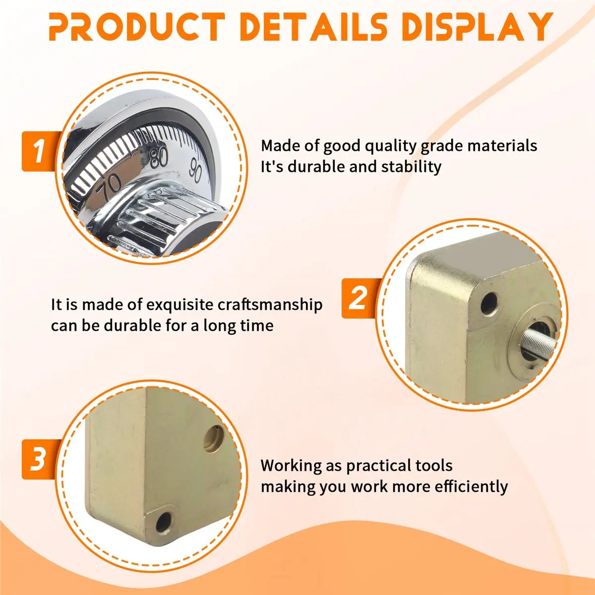 DT81 Safe Vault Door Fireproof Box Mechanical Combination Lock ATM Turntable Lock All Steel Strong and Durables Lock