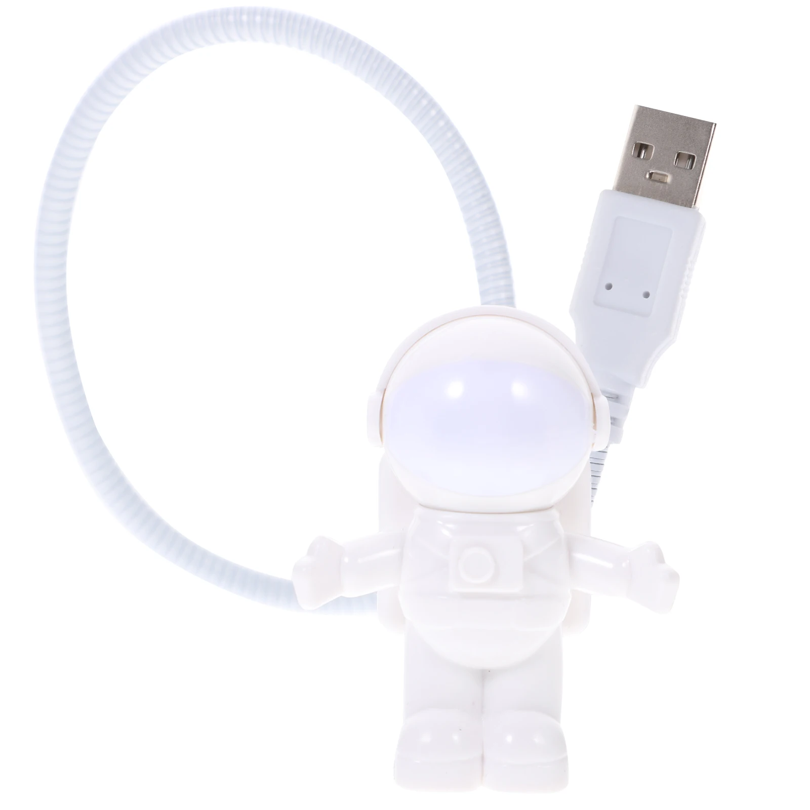 1Pcs Astronaut Pattern USB LED Eye-Protection Desk Lamp Bedroom Reading Lamp Rechargeable Table Light Student Night Light