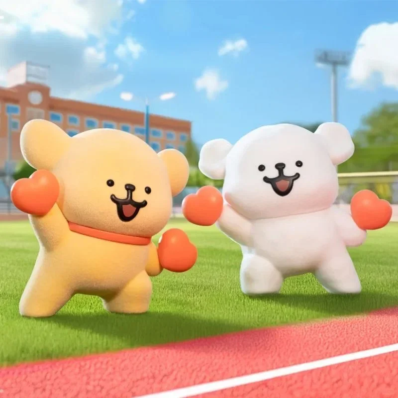 

Genuine Maltese Friends Blind Box White Golden Dog Anime Figure Surprise Bag Mini Dog Action Figure Mystery Box Good Friend Gift