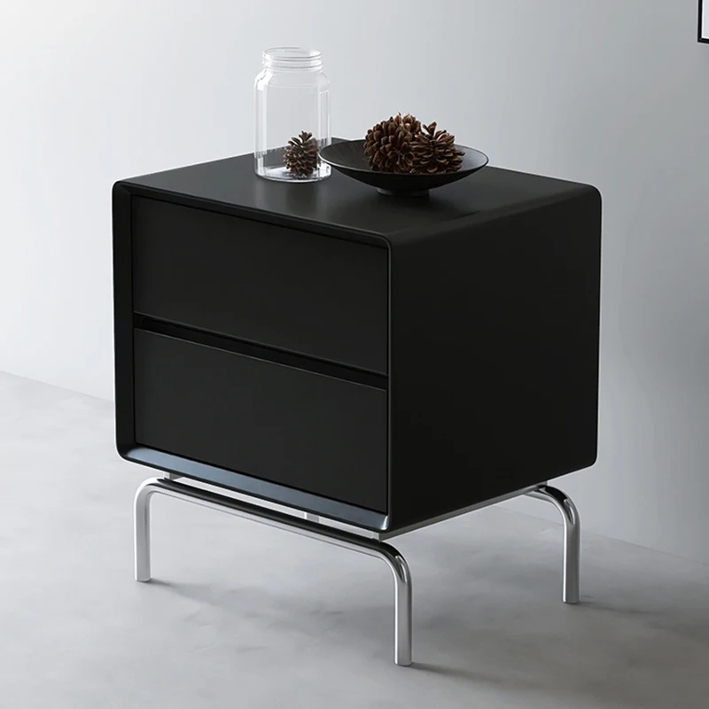 

Modern Nightstands Bedroom Hotel Cabinets Home Drawers Sideboard Console Side Table Cabinets Black Mesitas De Noche Furniture