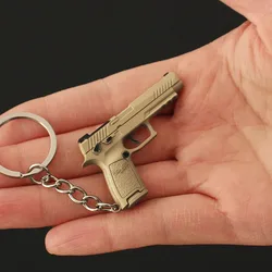 Game for Peace Pendant Mini Beretta P320-M17 Keychain Alloy Metal Best Gift for Gun Lovers