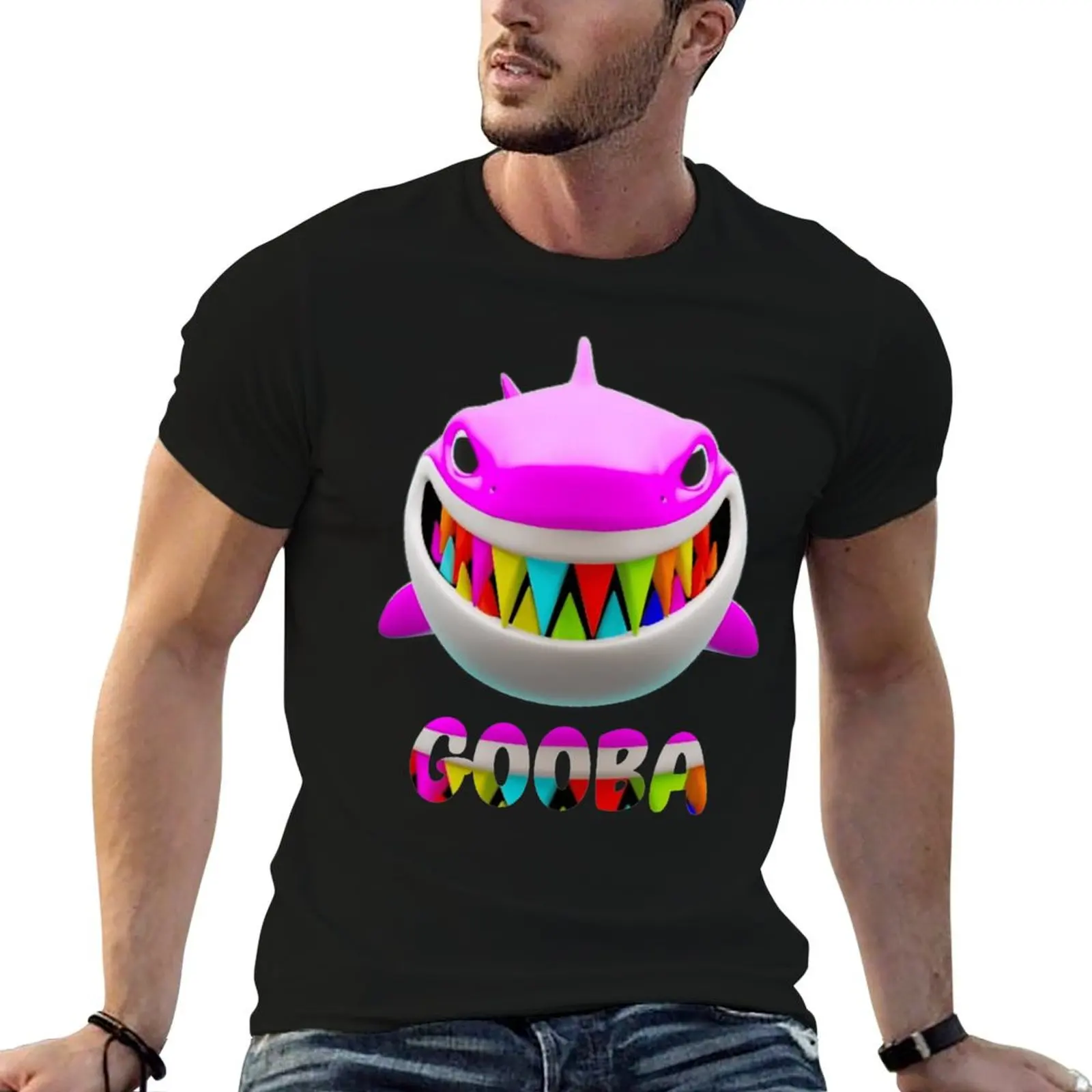

SHARK man graphic Face cotton MERCH man shirt shirt t T-Shirt GOOBA 6IX9INE t Mask