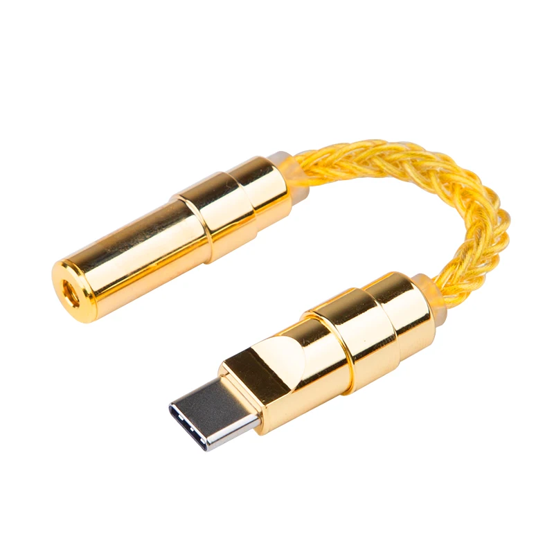 Typec earphone adapter for iphone15/16promax Huawei mate60pro Honor Xiaomi Samsung Android Apple 15/16 to 35mm audio