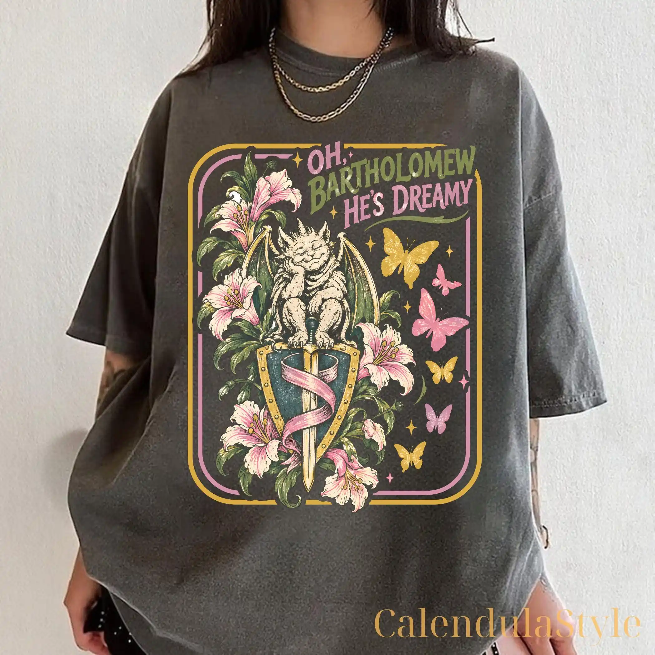 The Knight and The Moth, Bartholomew T-Shirt, Aisling Cathedral Tee Shirt, Moon and Moth Reader, Book Lover Gift, Rory and Sybil