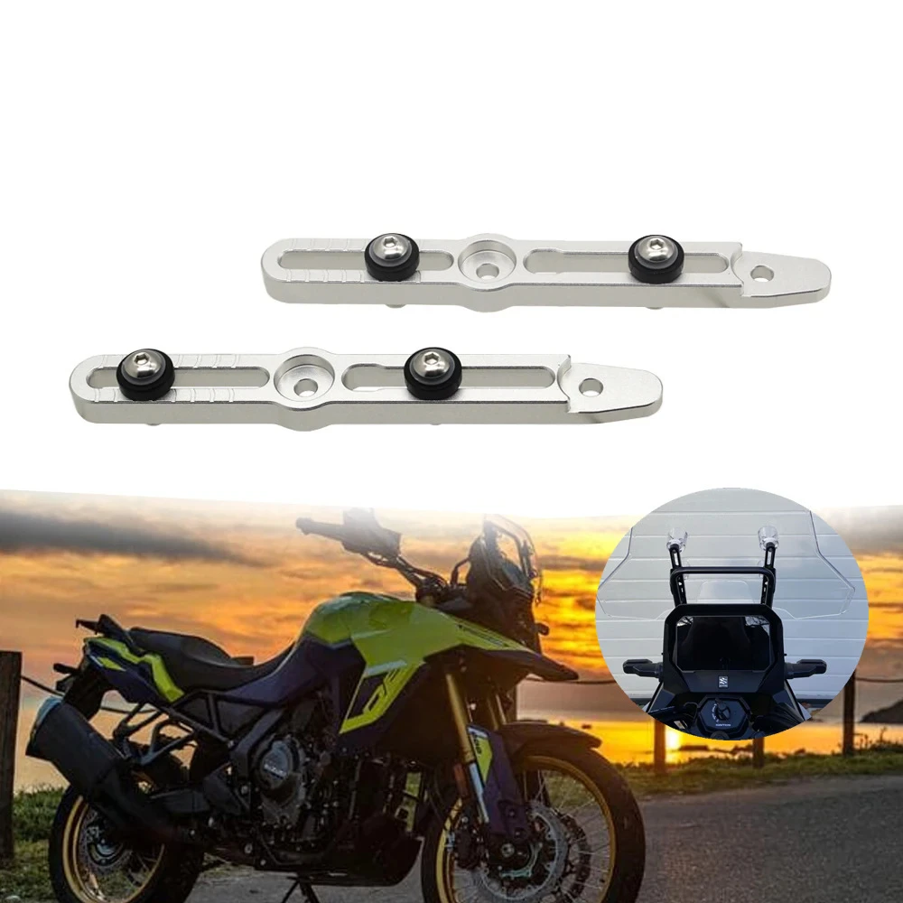 

For Suzuki V-Strom 800DE DL800 2022-2024 Motorcycle Windscreen Adjusters CNC Windshield Bracket DL 800 DE Accessories