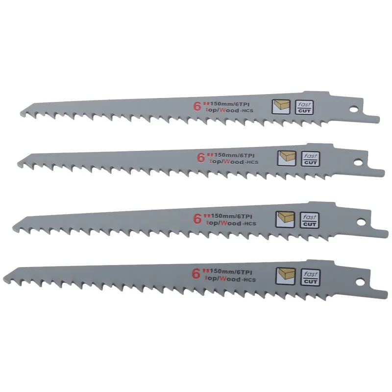 Reciprocating Saw Blades 10PCS/Set Saber Saw Blade For Cutting Wood Metal Plastic Tube Power Tools Accessories For Bosch Makita